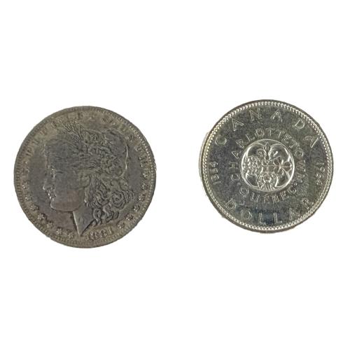 DOS MONEDAS DE PLATA