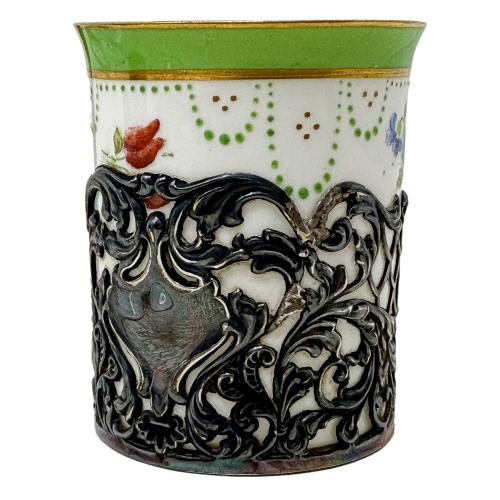 TRES TAZAS CON PLATO DE COLECCIÓN
