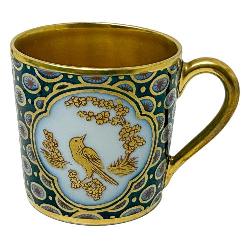 TRES TAZAS CON PLATO DE COLECCIÓN