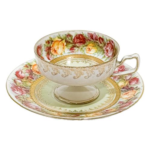 COLECCIÓN DE TAZAS EN PORCELANA DE LA PRIMERA MITAD DE S. XX