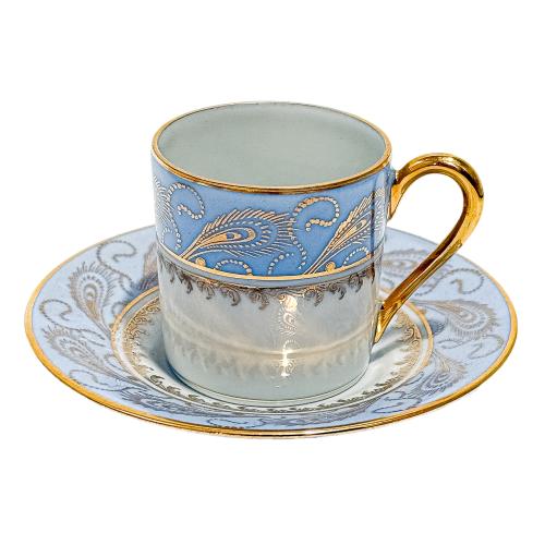COLECCIÓN DE TAZAS EN PORCELANA DE LA PRIMERA MITAD DE S. XX