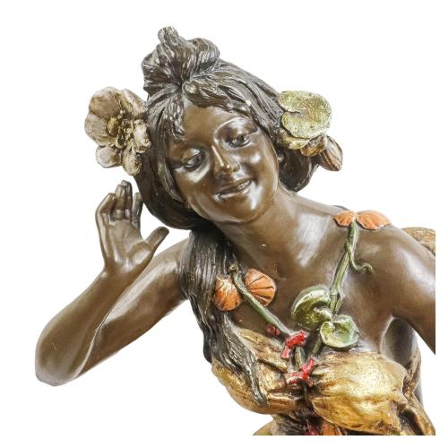 FIGURA EN TERRACOTA AUSTRIACA  DE PRIMER CUARTO DE SIGLO XX