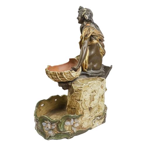 FIGURA EN TERRACOTA AUSTRIACA  DE PRIMER CUARTO DE SIGLO XX