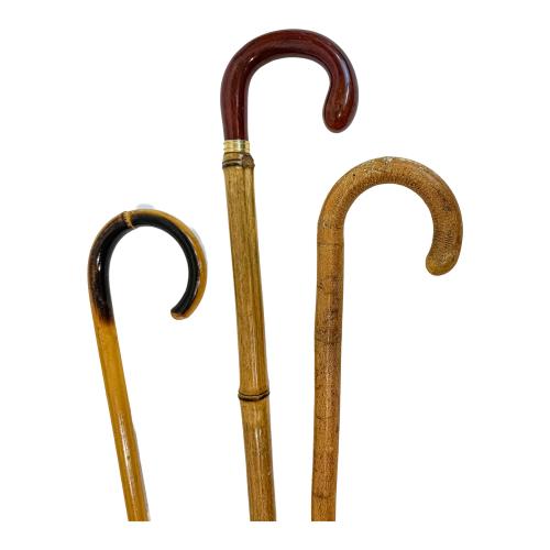 COLECCIÓN DE TRES BASTONES DE CURVA CLÁSICA