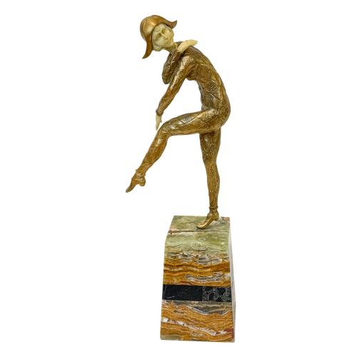 ESCULTURA CRISOELEFANTINA DEL ÚLTIMO CUARTO DEL S.XX