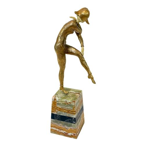 ESCULTURA CRISOELEFANTINA DEL ÚLTIMO CUARTO DEL S.XX