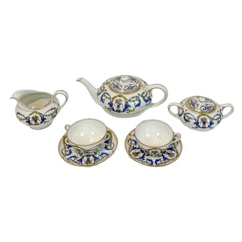 JUEGO DE TÉ EN PORCELANA ROSENTHAL DEL ÚLTIMO TERCIO S.XX