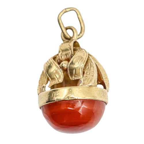 COLGANTE CON ÁGATA DEL S.XIX