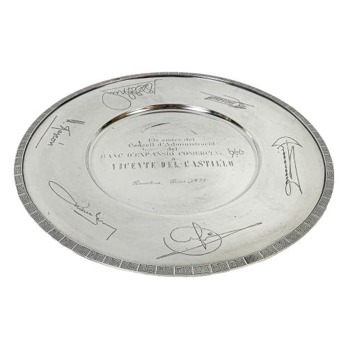 DOS CENTROS DE MESA DE LA SEGUNDA MITAD DEL S.XX.