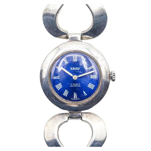 RELOJ DE PULSERA DE PLATA AÑOS 80