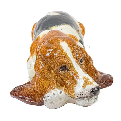 BEAGLE EN CERÁMICA ITALIANA, AÑOS 90