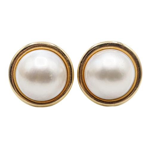 PENDIENTES CON PERLAS MABÉ 