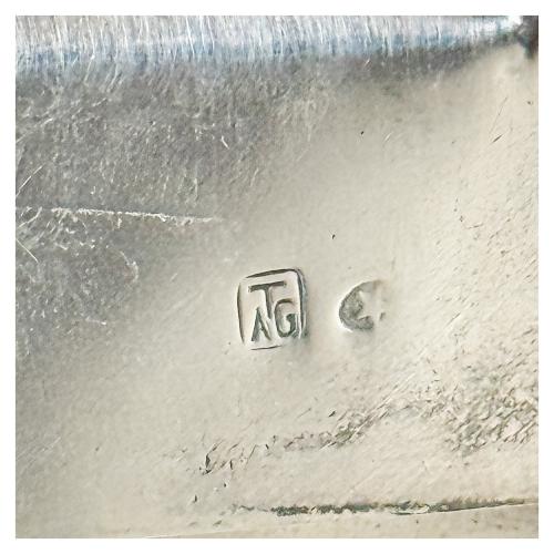 CONJUNTO DE OBJETOS DE PLATA DE LA DEGUNDA MITAD S. XX