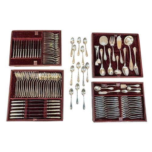 CUBERTERIA PLATA MEDIADOS SIGLO XX