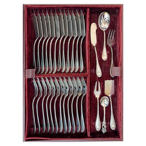CUBERTERIA PLATA MEDIADOS SIGLO XX