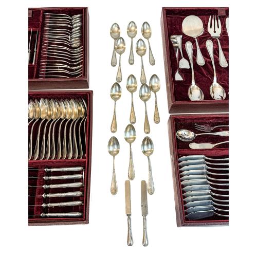 CUBERTERIA PLATA MEDIADOS SIGLO XX