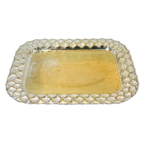 BANDEJA METAL PLATEADO ÚLTIMO TERCIO SIGLO XX