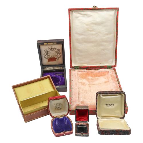 LOTE DE ESTUCHES DE JOYERÍA