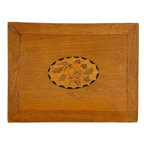 CAJA JOYERO EN MADERA DEL PRIMER TERCIO DE SIGLO XX