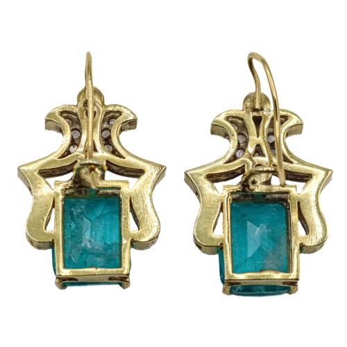 PENDIENTES CON DIAMANTES