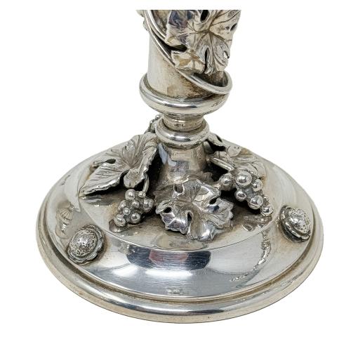 PAREJA DE CANDELEROS DE PLATA DE LOS AÑOS 60/70