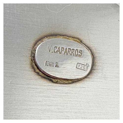 CINCO PIEZAS EN PLATA DE LA SEGUNDA MITAD DE S. XX