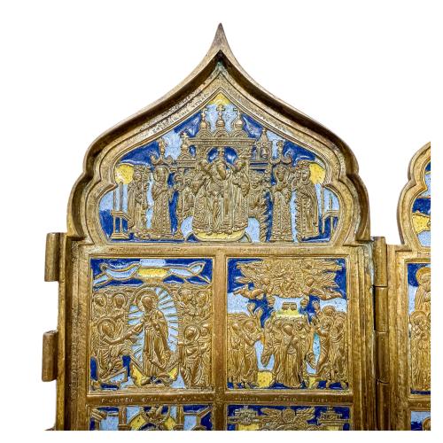 ICONOS DE VIAJE ORTODOXOS S.XIX