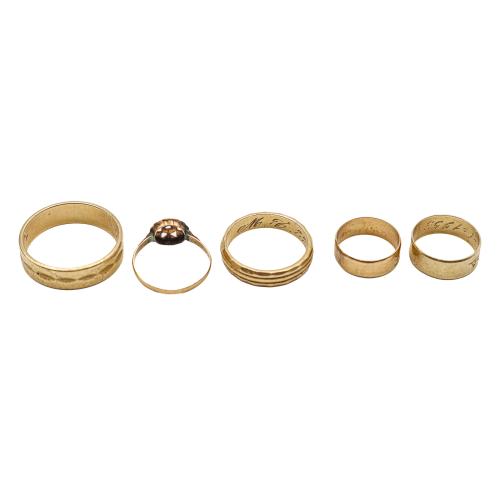 COLECCIÓN DE ANILLOS DE MEDIADOS DEL S.XX