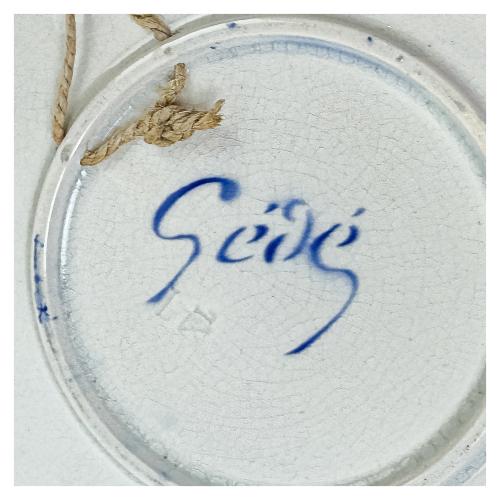 PLATO DECORATIVO EN LOZA DEL PRIMER TERCIO DEL S.XX