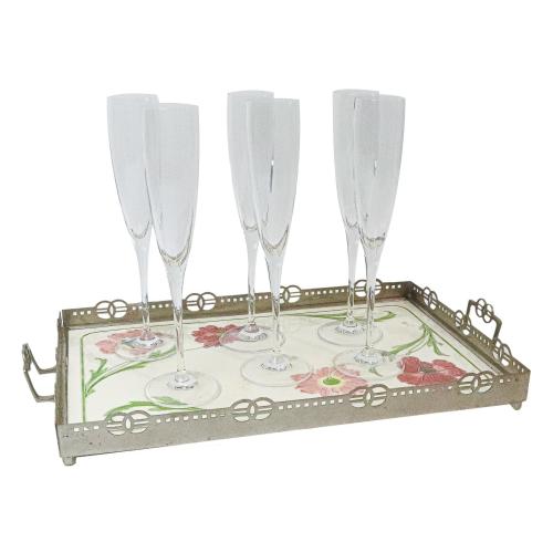 COPAS CON BANDEJA VILLEROY & BOCH