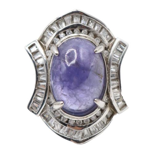 ANILLO CON TANZANITA