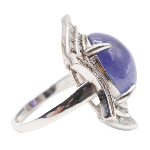 ANILLO CON TANZANITA