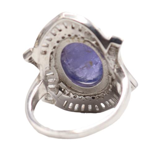 ANILLO CON TANZANITA