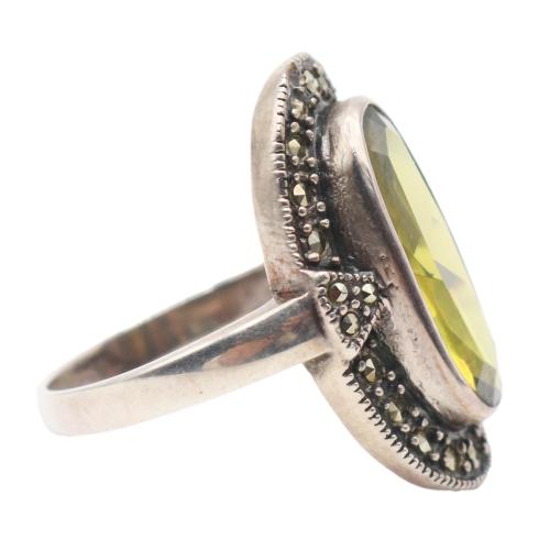 ANILLO LANZADERA CON MARQUESITAS