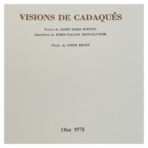 VISIONS DE CADAQUÉS