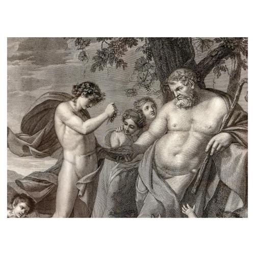 PAREJA DE GRABADOS ENMARCADOS PRIMER TERCIO SIGLO XIX