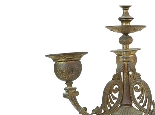 PAREJA DE CANDELABROS FRANCESES DE FINALES DEL S.XIX
