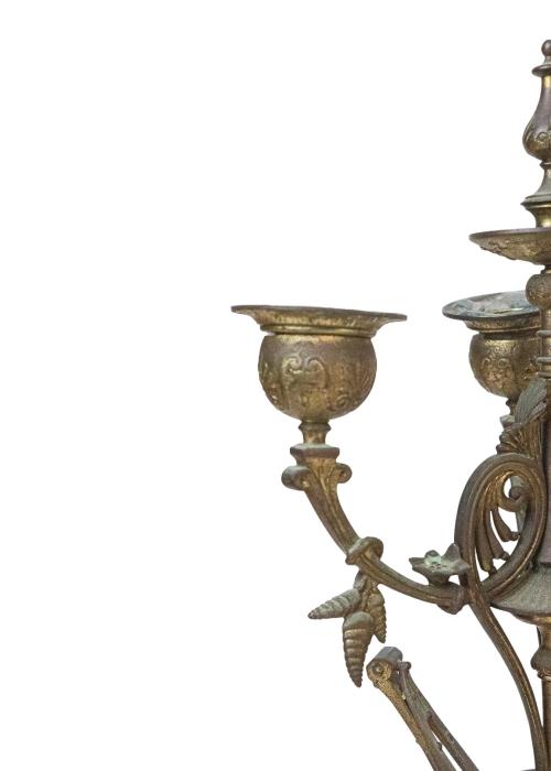 PAREJA DE CANDELABROS FRANCESES DE FINALES DEL S.XIX