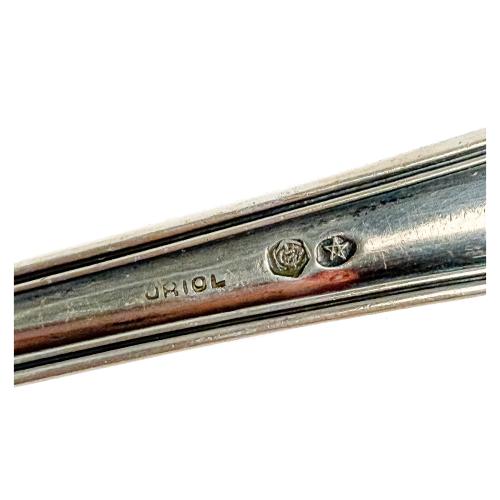 CONJUNTO DE CUBIERTOS DE PLATA DE MEDIADOS DE S. XX