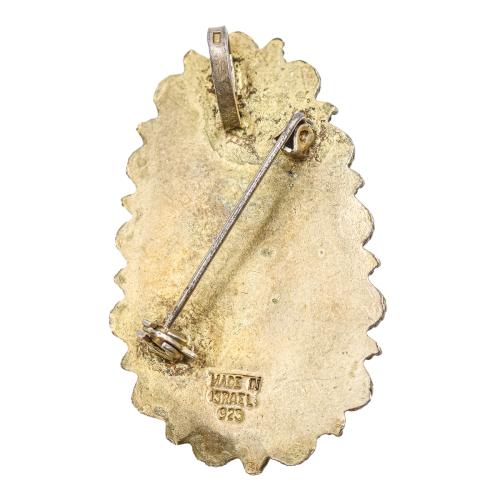 BROCHE COLGANTE CON PIEDRA DE EILAT