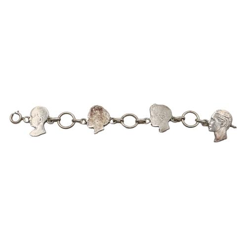 PULSERA CON MONEDAS DE MEDIADOS S.XX
