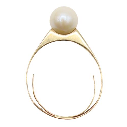 ANILLO DE DISEÑO CON PERLA