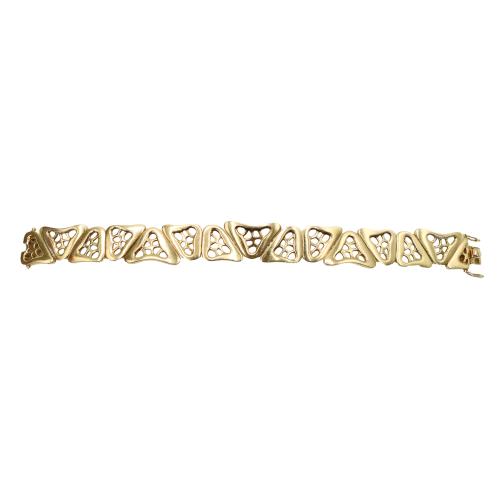 PULSERA ORO ESTILO MODERNISTA 