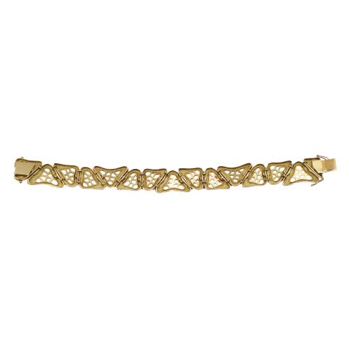PULSERA ORO ESTILO MODERNISTA 
