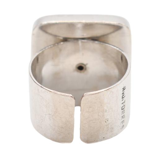 ANILLO CON DIAMANTES Y ÓNIX