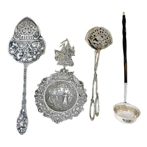 CONJUNTO DE PIEZAS EN PLATA