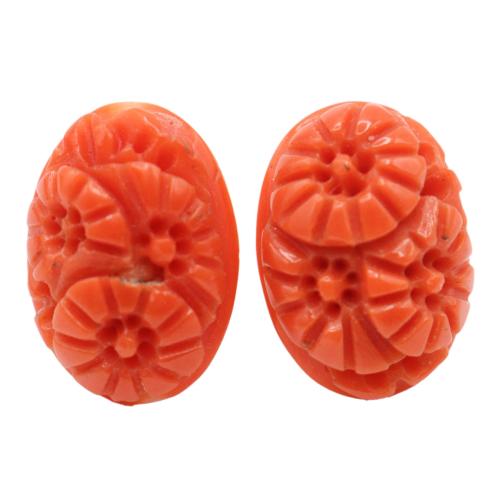 PENDIENTES ITALIANOS DE CORAL