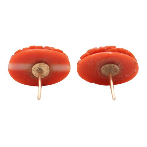 PENDIENTES ITALIANOS DE CORAL
