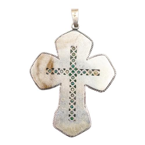 CRUZ COLGANTE CON CRISOPASAS 