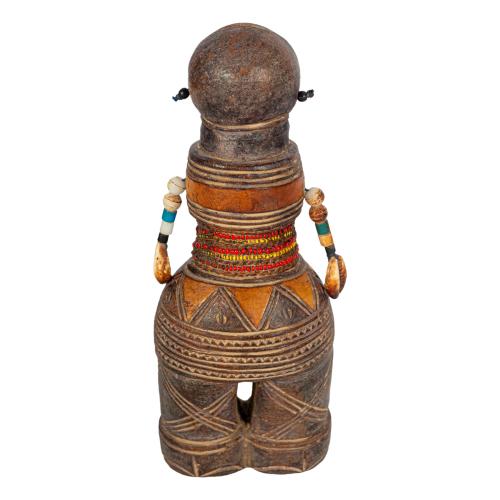 MUÑECA AFRICANA DE ARTE TRIBAL DEL CONGO O CAMERÚN